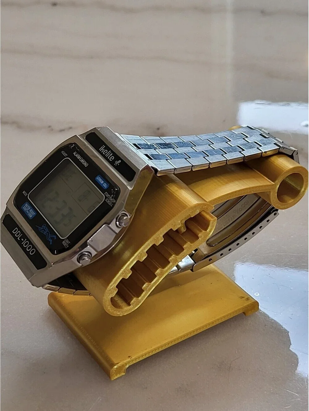 Vtg 1983 Ikelite DDL-1000 Digital Diver Mens Watch Working 38mm Fits Up To 8